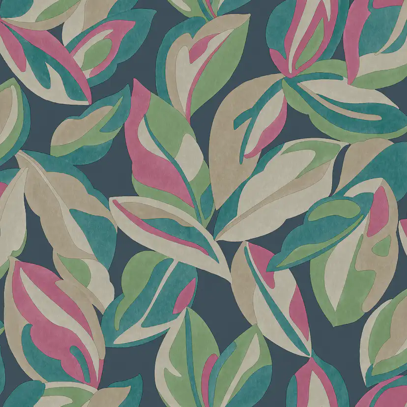 Tapet Holden The Lost Gardens Nicolai Leaf Navy 91590