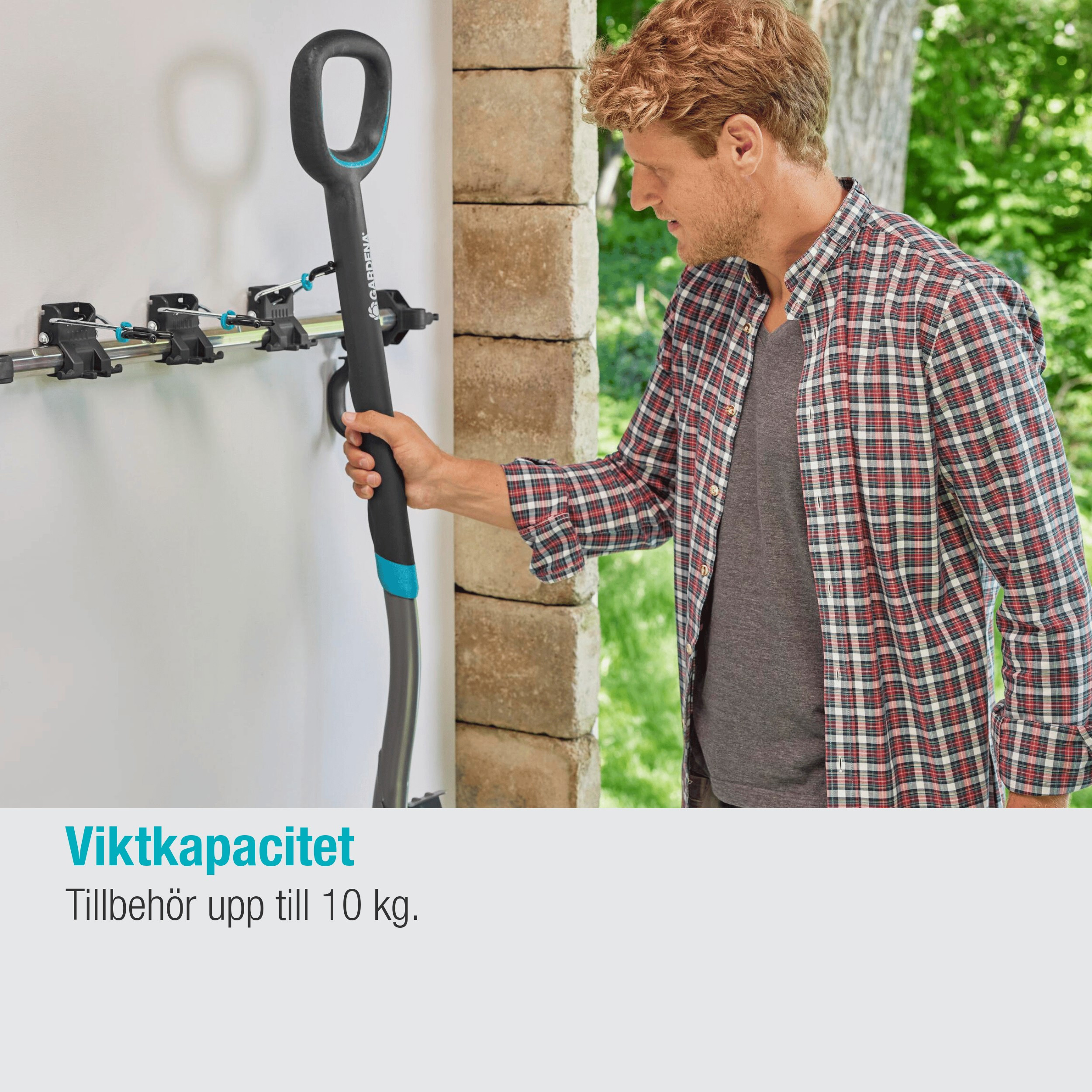 Redskapshållare Gardena Set Plus och Krok