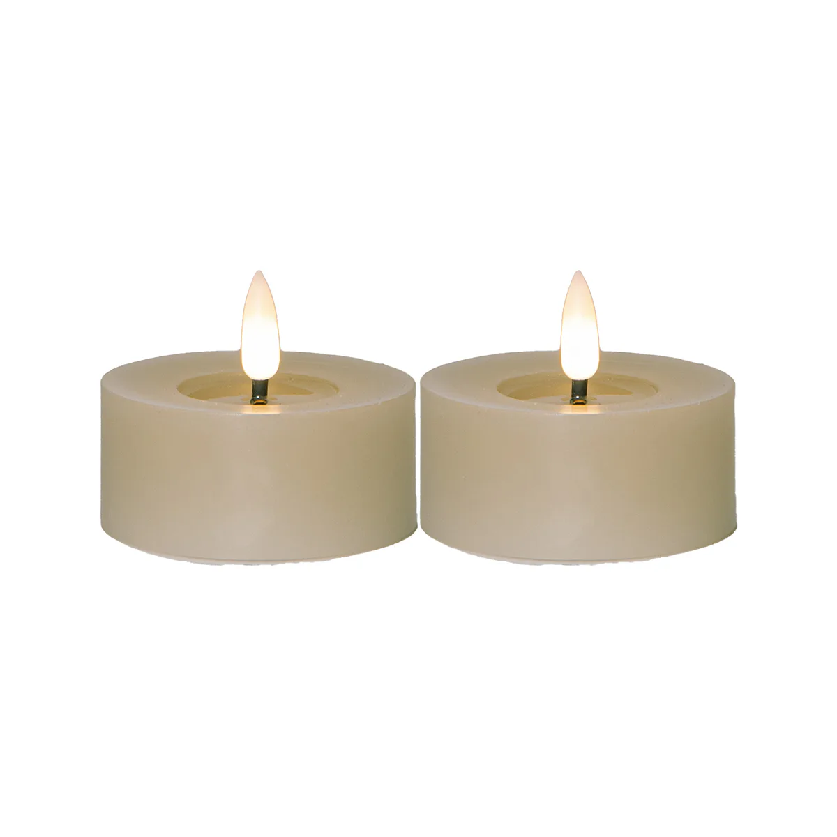 LED-Värmeljus Star Trading Flamme Flow 7x5 cm 2-pack