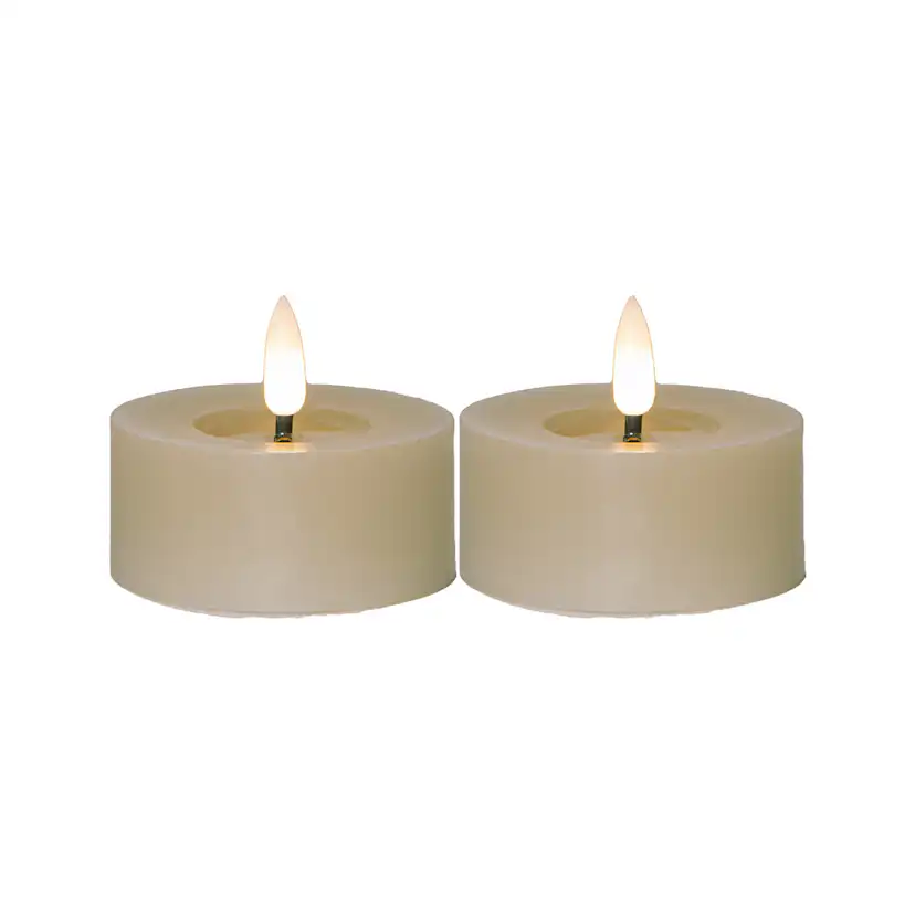 LED-Värmeljus Star Trading Flamme Flow 7x5 cm 2-pack