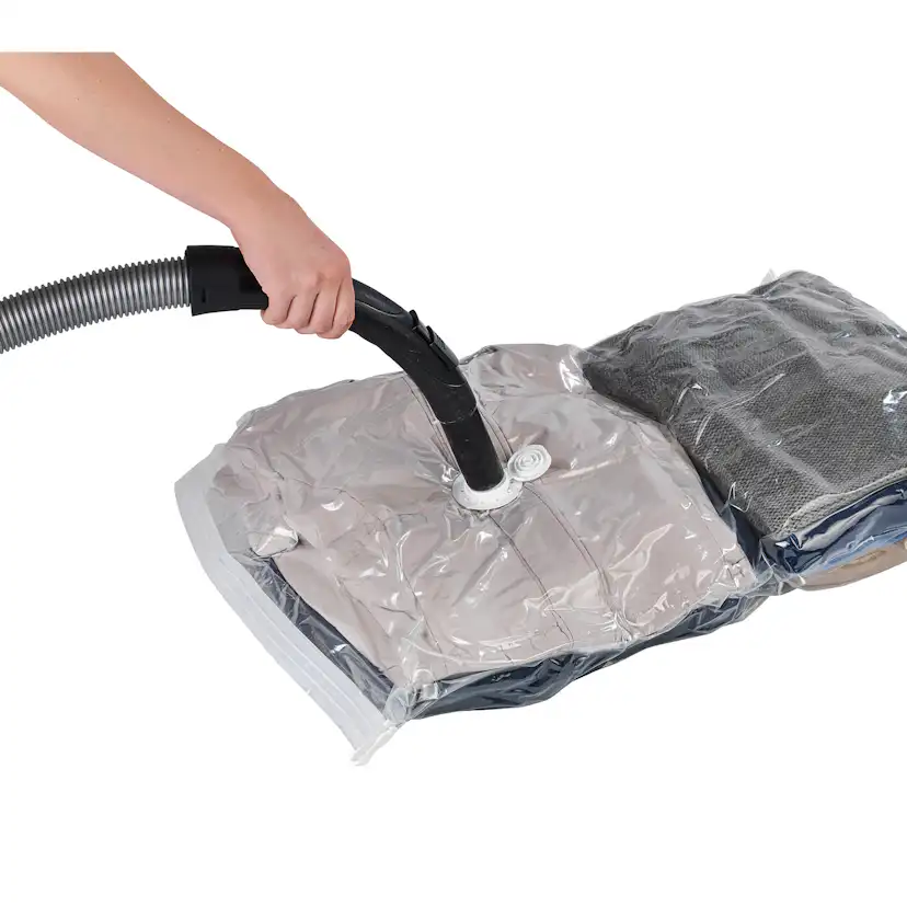 Vakuumpåse WENKO Vakuum Platsbesparande Klädförvaring 90x55 cm 2-pack