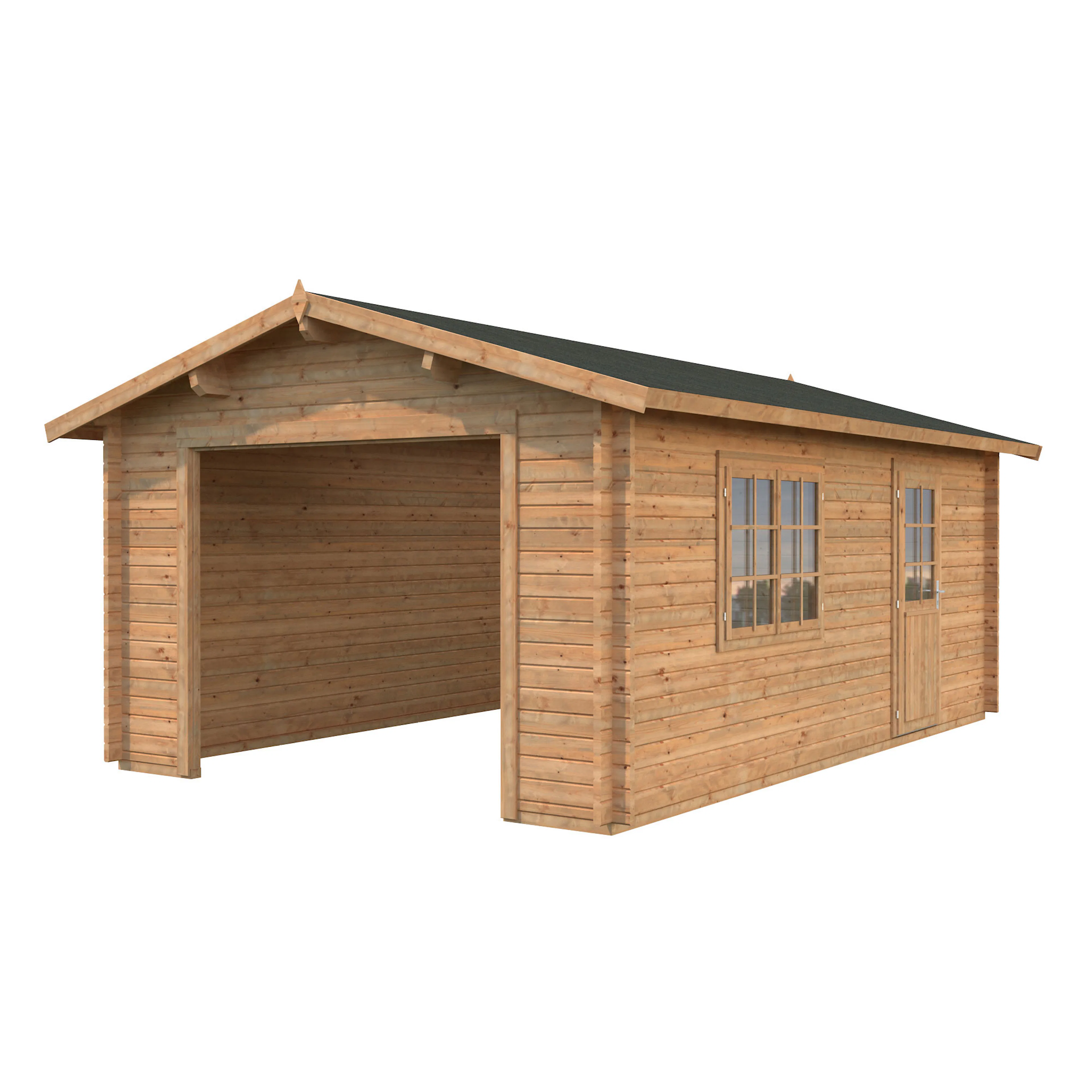 Irene/Roger 19,0 m2 kit Brun dippad