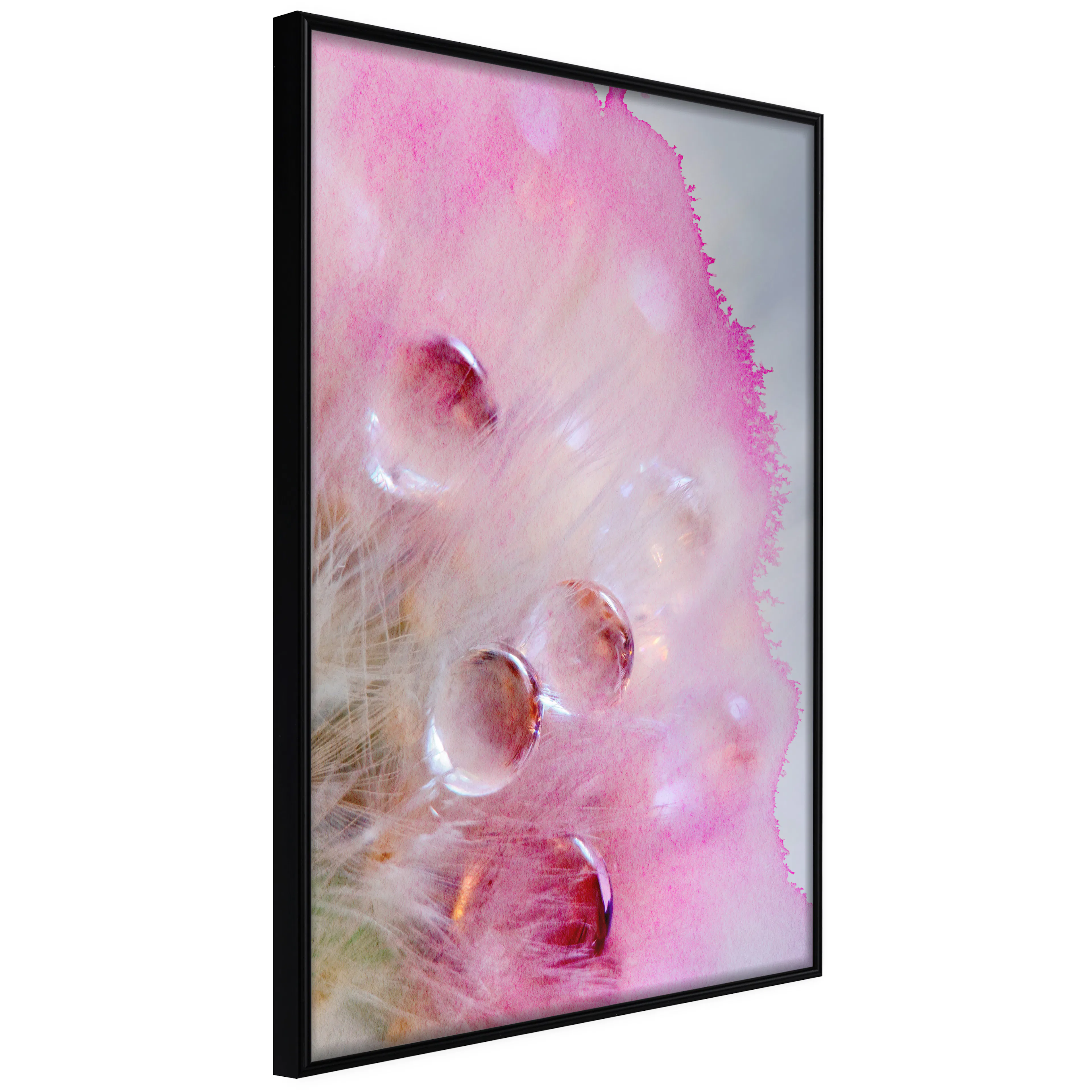 Affisch - Drops [Poster] 40x60 Svart ram, 40x60 cm