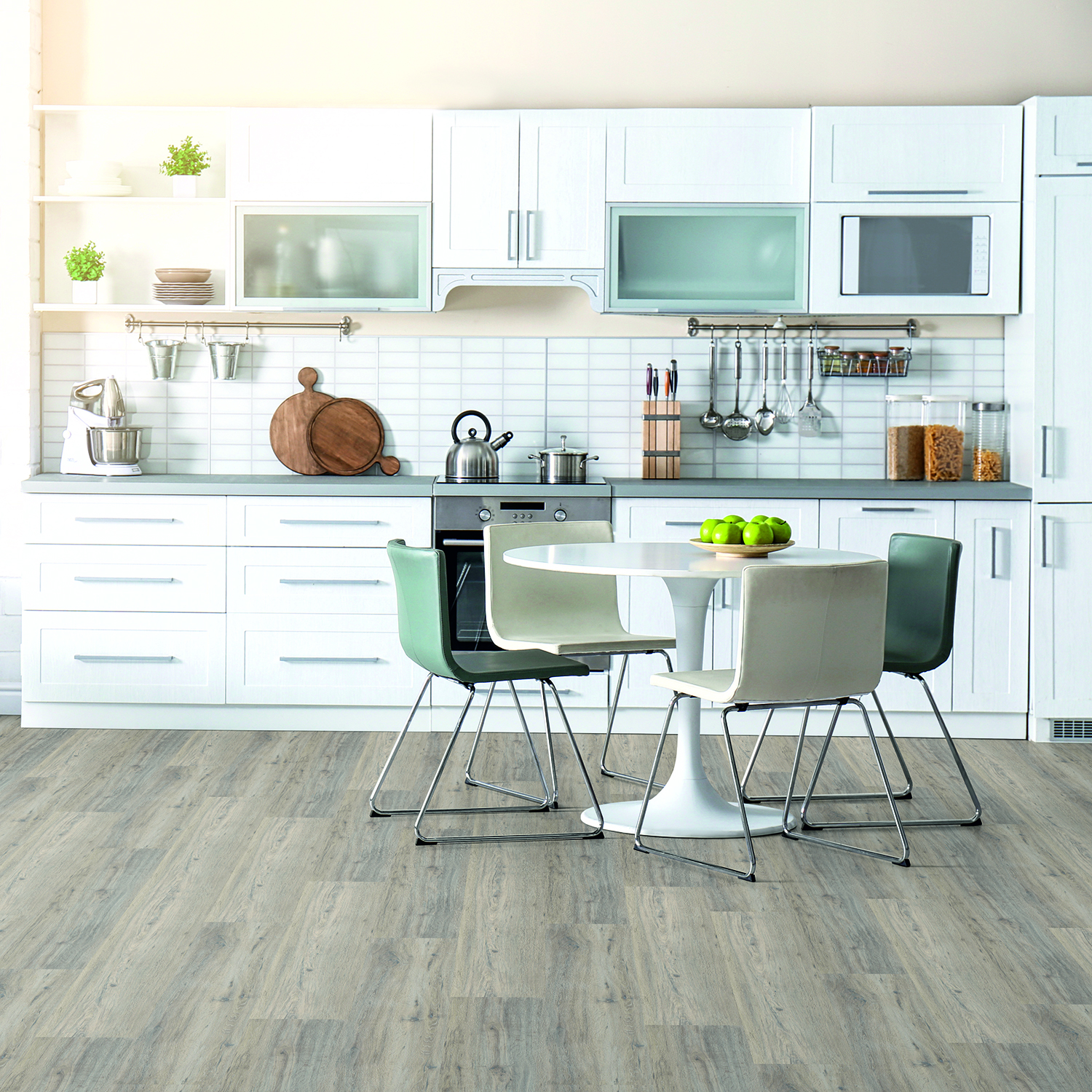 Vinylgolv Aspecta Nordic Oak Silver Vinylmatta