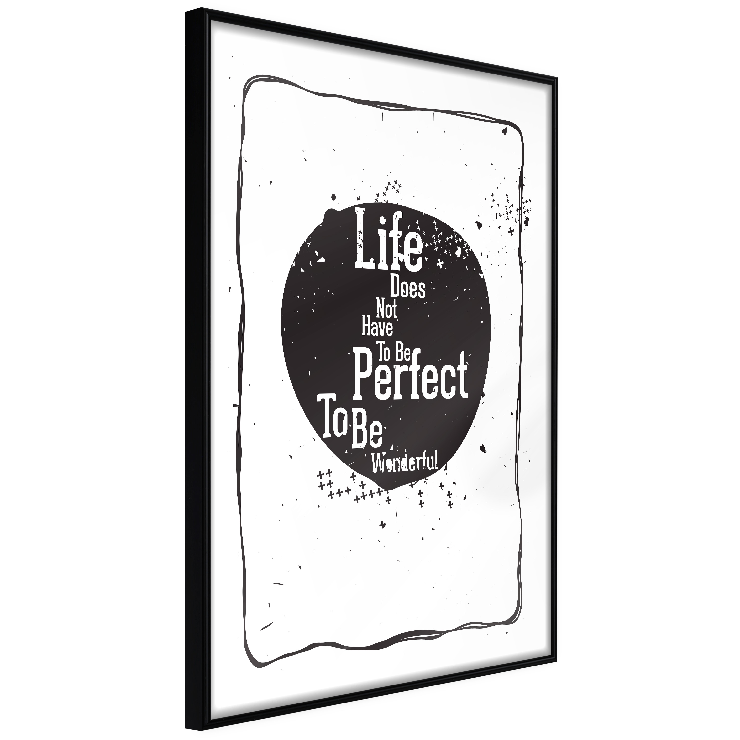 Poster Artgeist Affisch Life Does Not Have To Be Perfect To Be Wonderful
