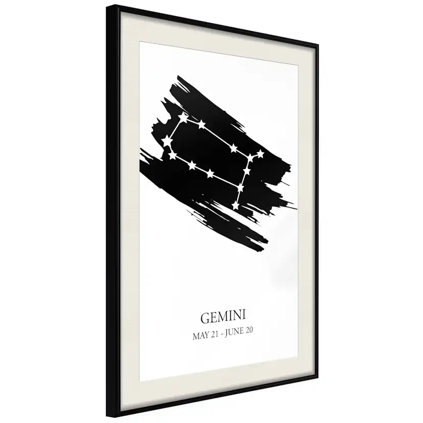 Poster Artgeist Affisch Zodiac Signs Gemini
