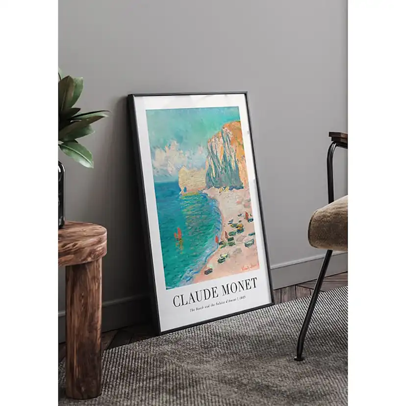Poster Gallerix The Beach 1885 By Claude Monet
