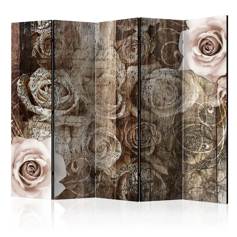 Rumsavdelare Arkiio Old Wood and Roses II 225x172 cm