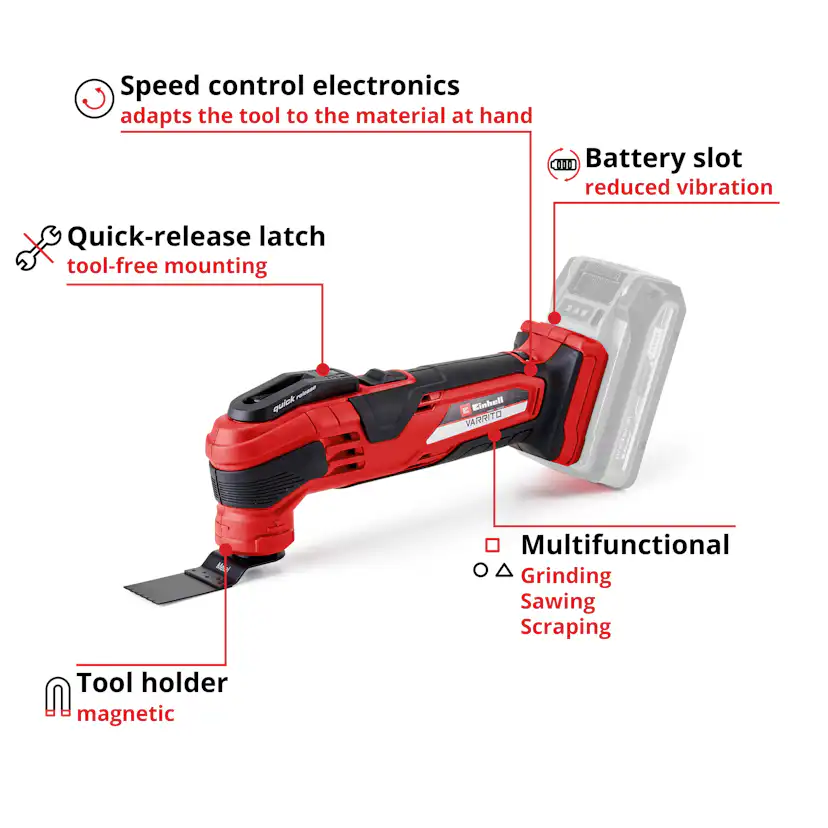 Multiverktyg Einhell VARRITO 18 V Li-Solo