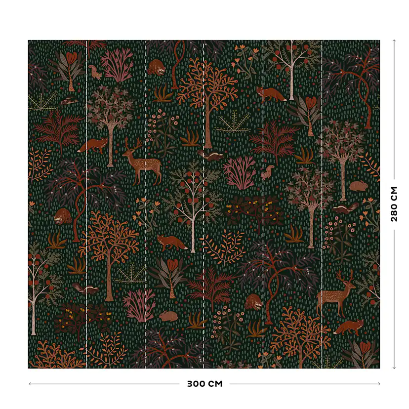 Fototapet Art For The Home Skog 280x300cm