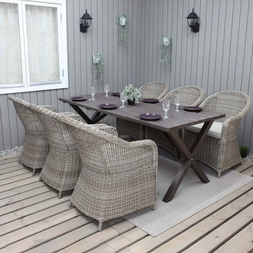 Trädgårdsfåtölj Baltic Garden Belize 2-pack