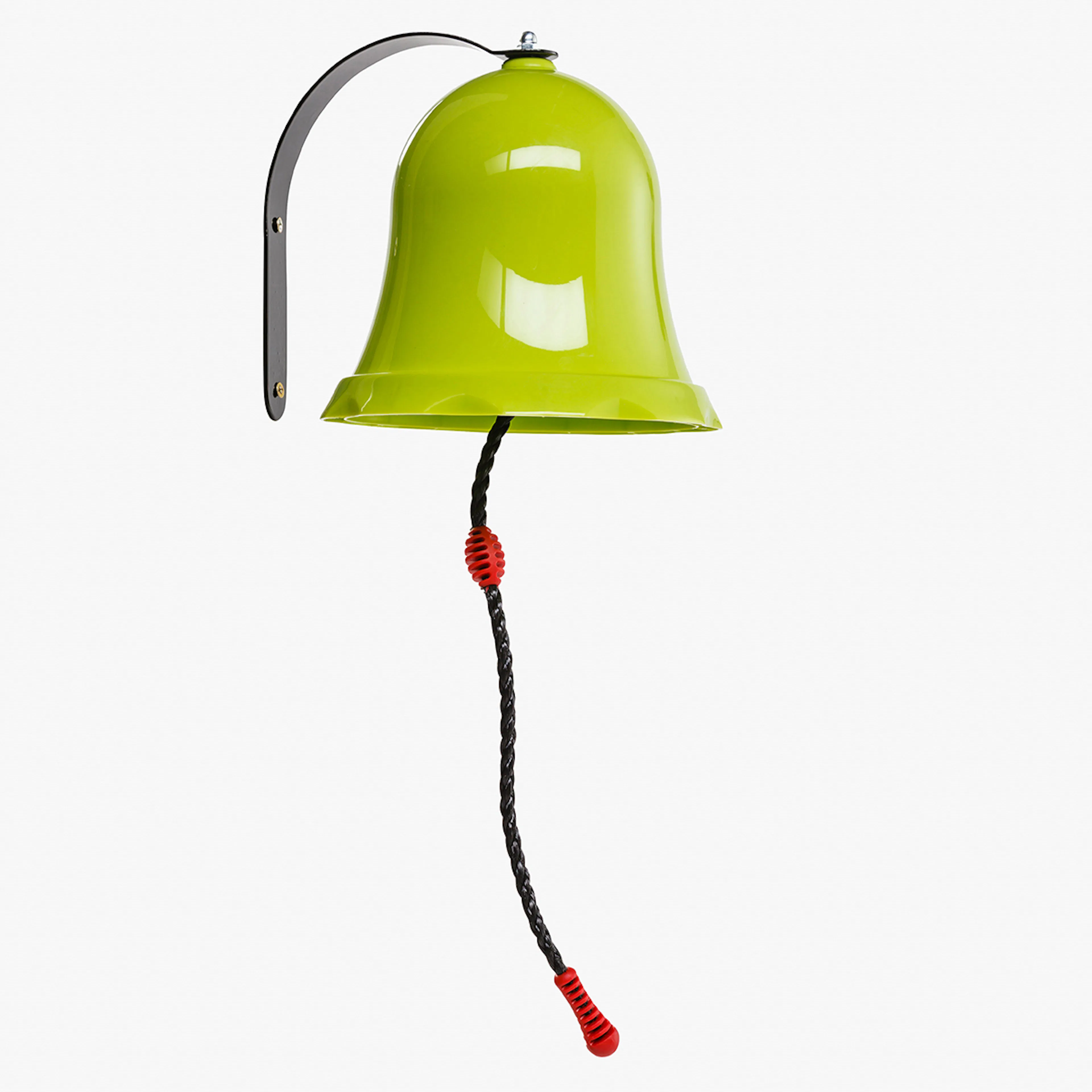 Lekplatsklocka Hörby Bruk Limefärgad Klocka i Plast för Utomhuslek