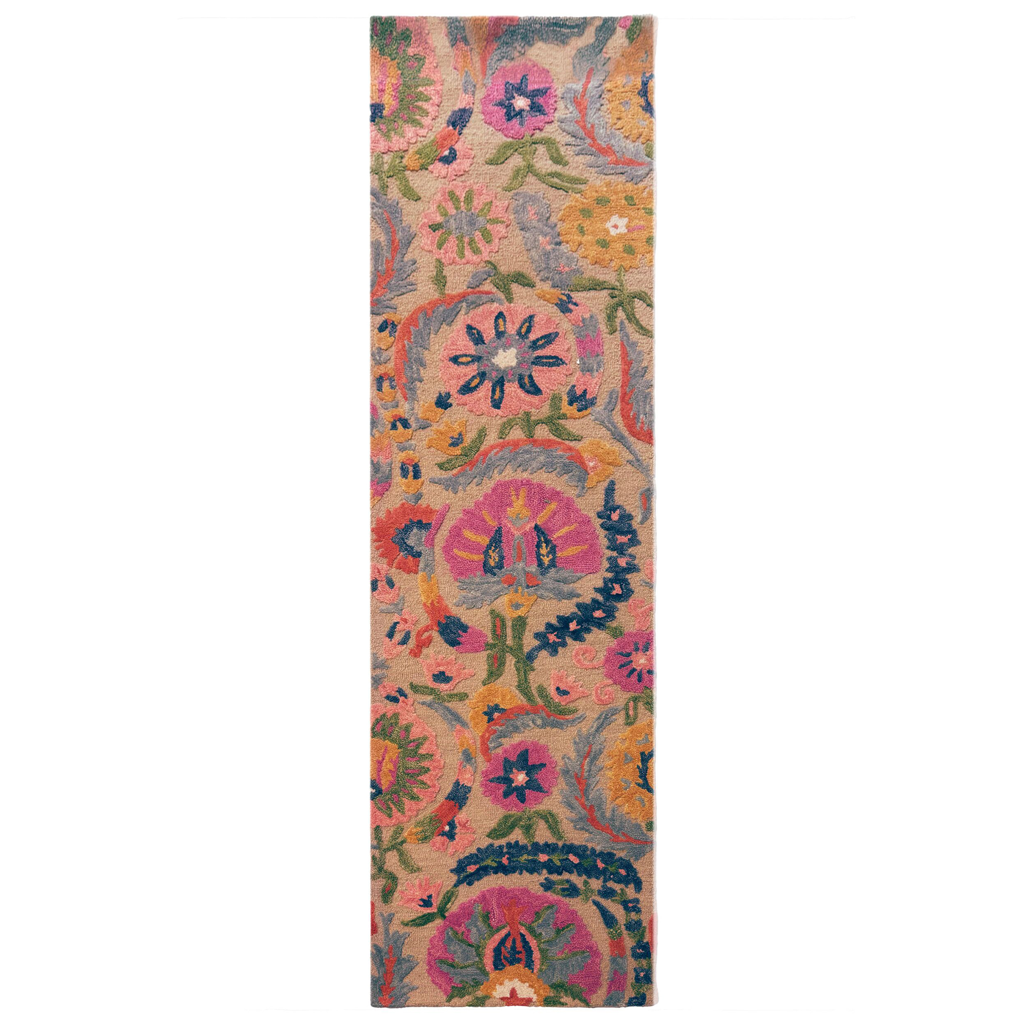 Gångmatta Flair Rugs Amira Floral Wool