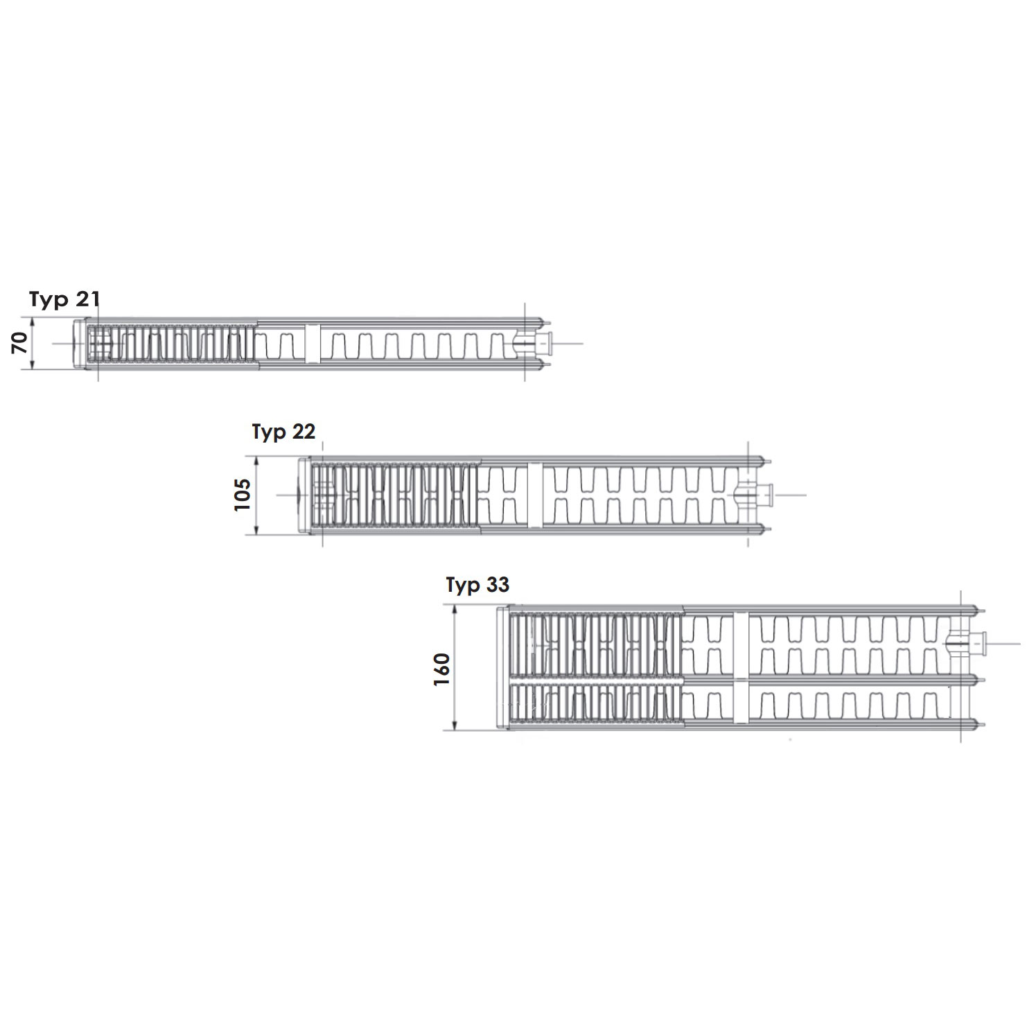 WRS 11-208 Typ 11, LxHxD:800x200x100 mm