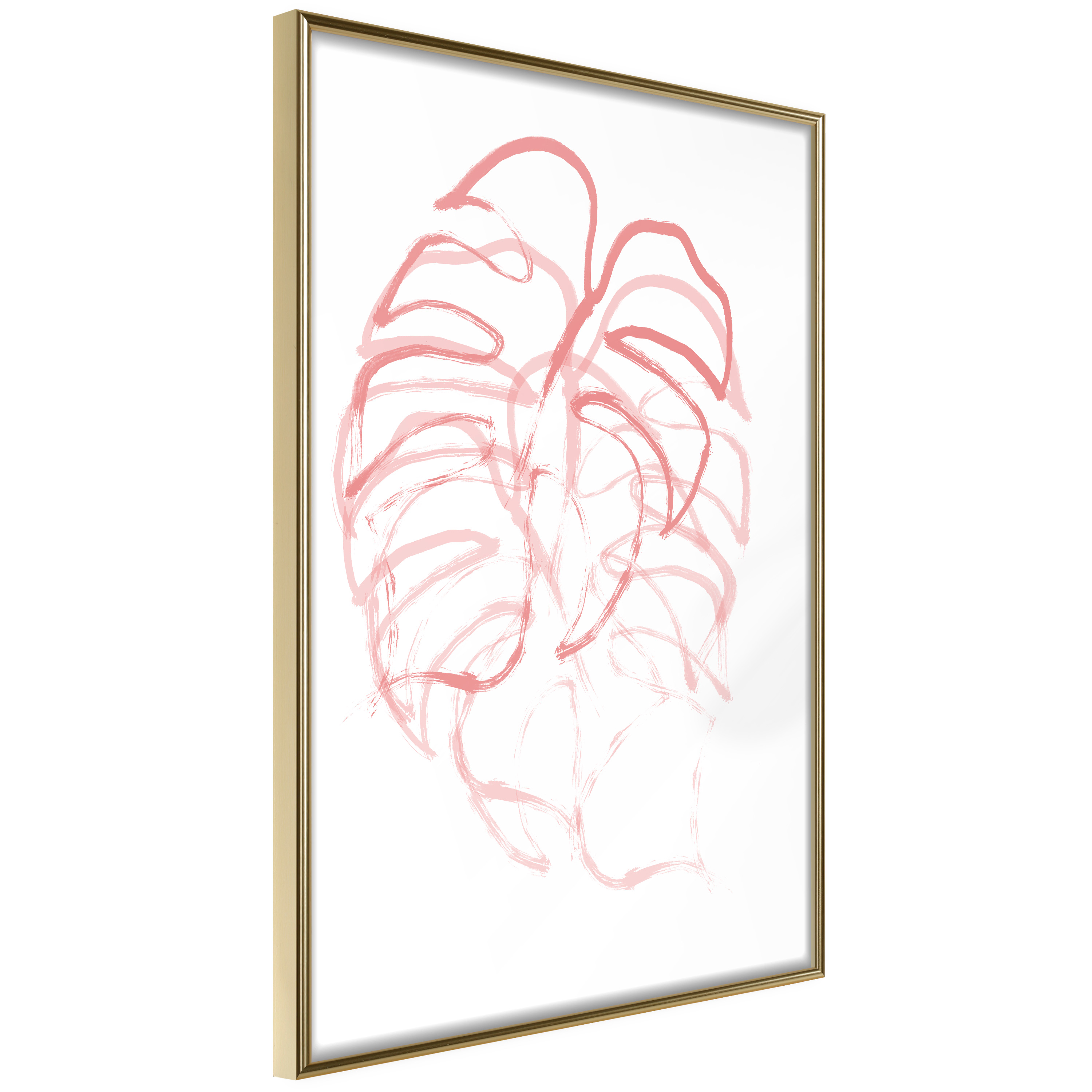 Affisch - Monster in Motion [Poster] 30x45 Guld ram, 30x45 cm