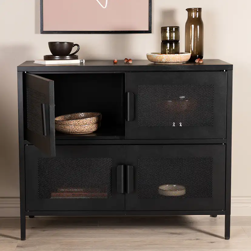 Nett Cabinet - Black Svart