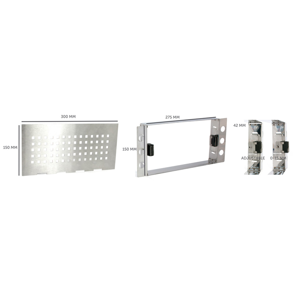 Inspektionsgaller Tebo Stockholm 150x300 mm