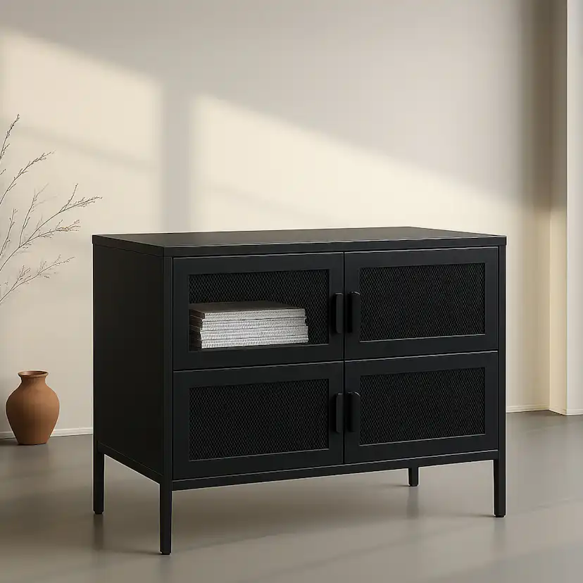 Nett Cabinet - Black Svart