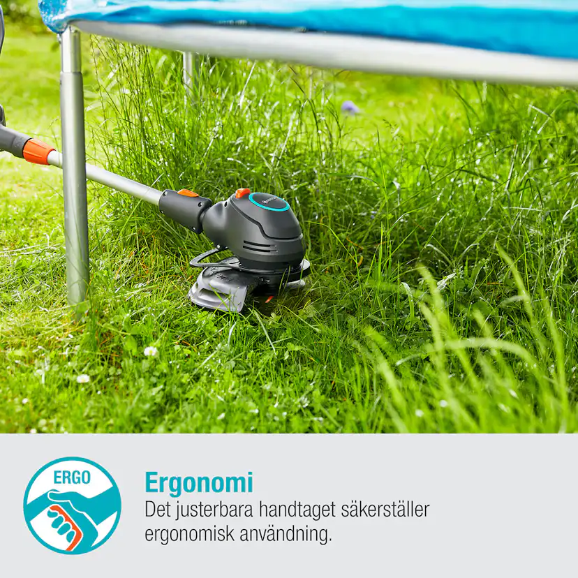 Trimmer Gardena ComfortCut 23/18V P4A Komplett (2,5Ah batteri + standardladdare)