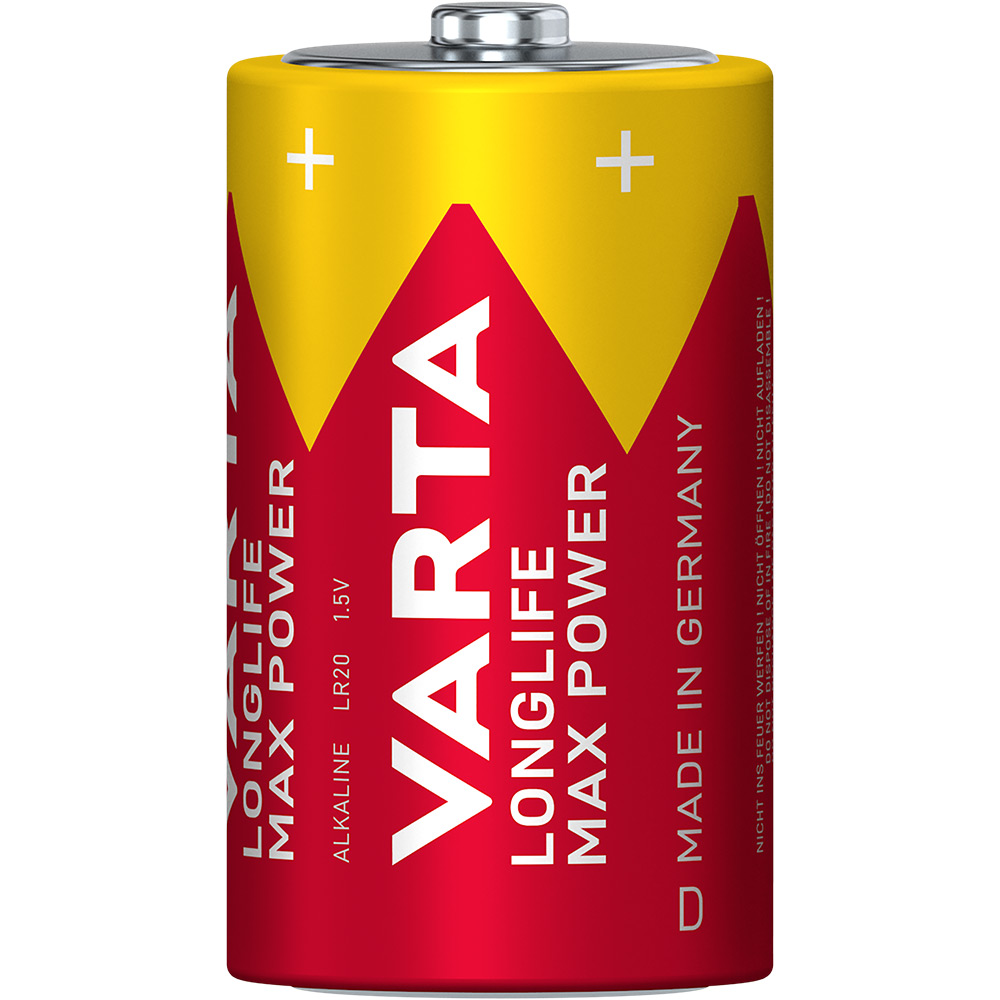 Batteri VARTA Alkaliska Max Power LR20/D 2-Pack