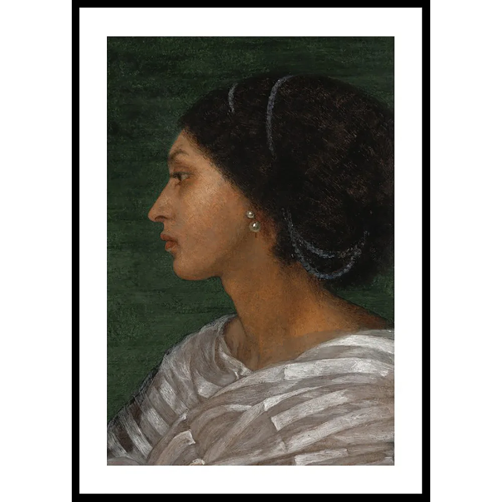 Poster Gallerix Head Of A Mulatto Woman (Mrs. Eaton) By Joanna Boyce Wells