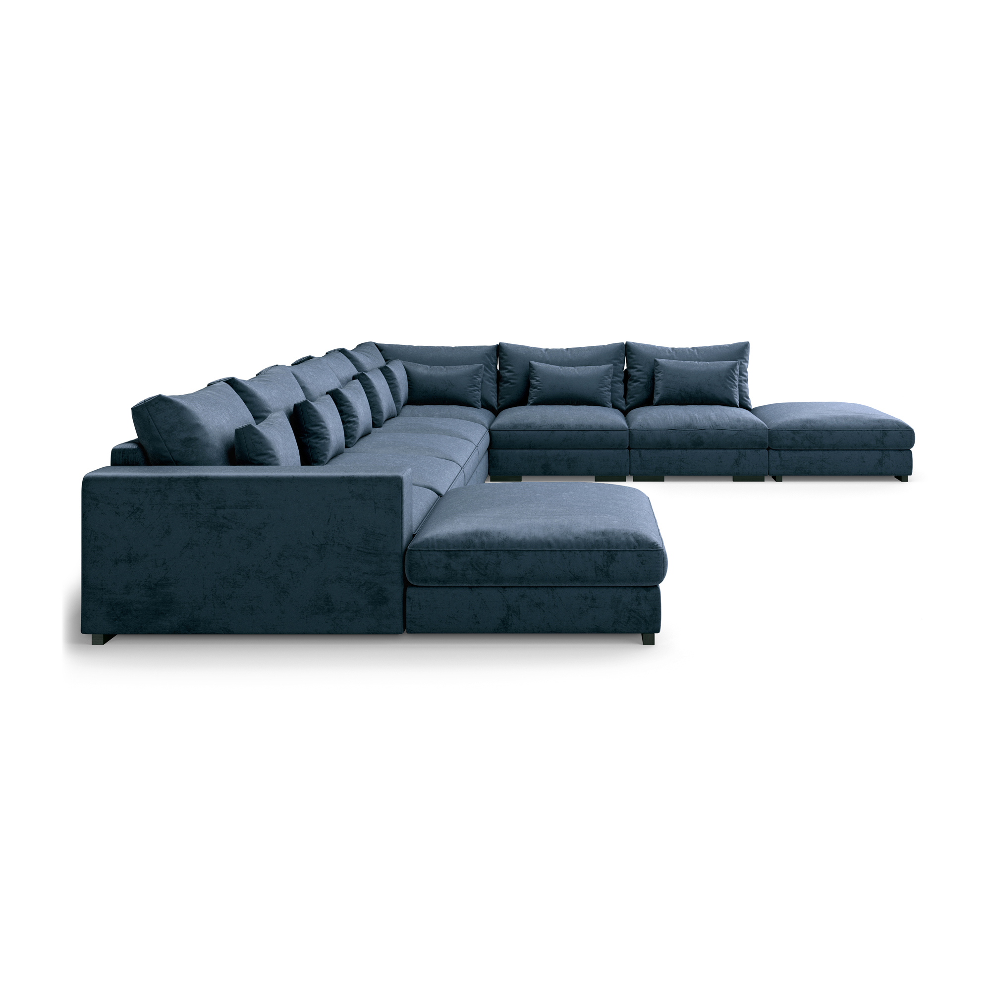 7-sitssoffa Scandinavian Choice Dubai U-formad Modulsoffa med Schäslong och Divan 527 cm