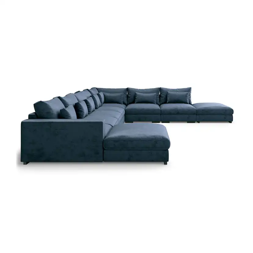 7-sitssoffa Scandinavian Choice Dubai U-formad Modulsoffa med Schäslong och Divan 527 cm
