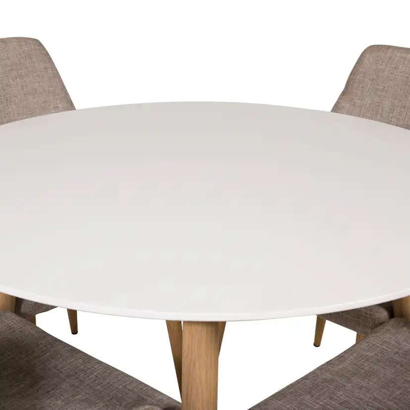 Matgrupp Venture Home Plaza med 4 Plaza Stolar Sammet