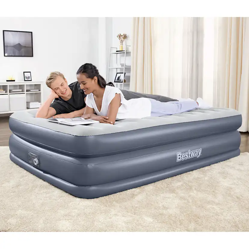 Uppblåsbar Madrass Bestway Tritech Quadcomfort Airbed Queen