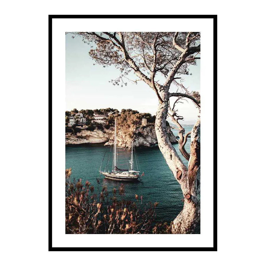 Poster Gallerix Boat In Bay