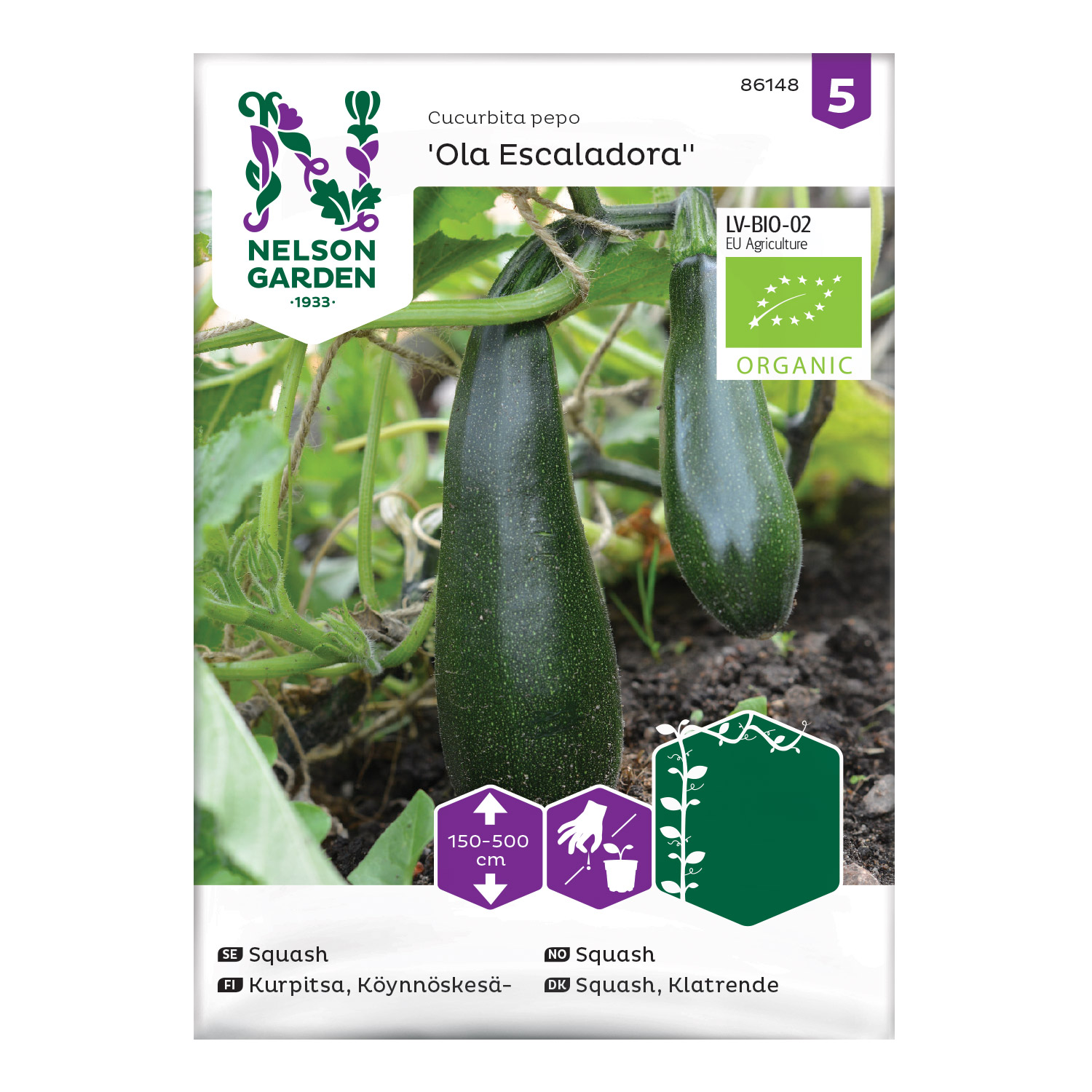 Frö Squash Nelson Garden Kläng Ola Escaladora Eko