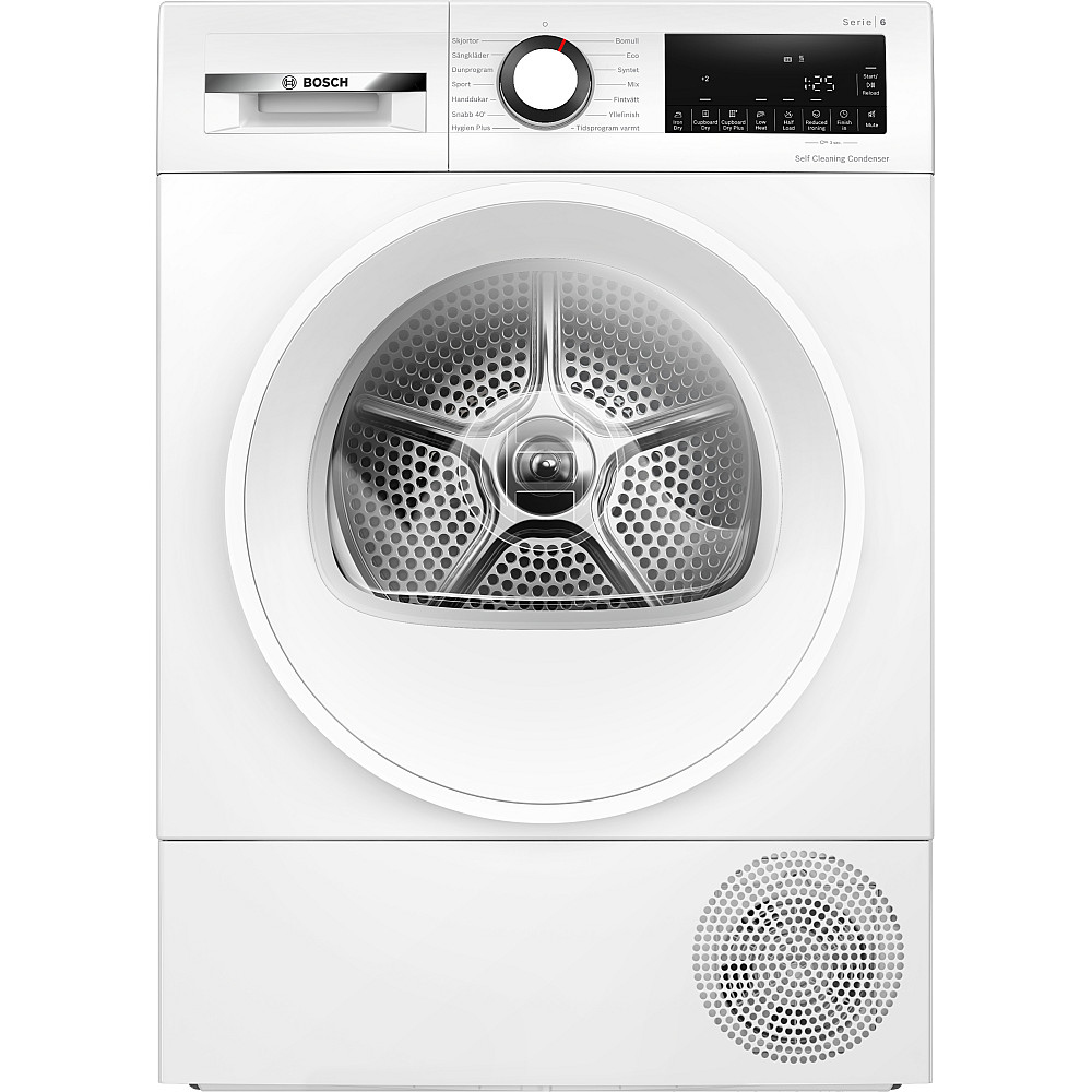 Värmepumpstumlare Bosch Serie 6 WQG245DLSN Energisparande