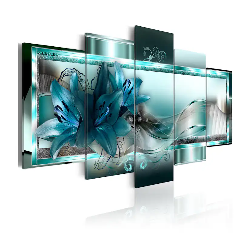 Tavla Arkiio Sky Blue Lilies