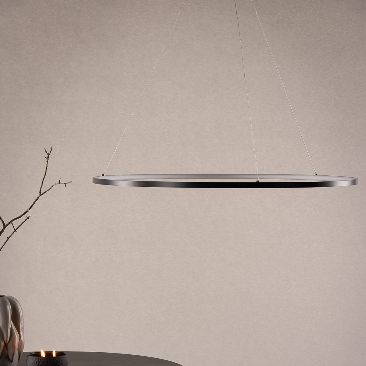 Taklampa Vind Rödäng x Josefin Lustig LED-Lampa Svart Aluminium