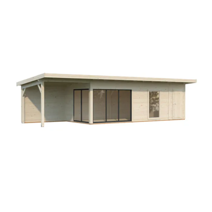Stuga Palmako Andrea 30,4 m² Slide Plus (inv. 21,1+7,9 m²)