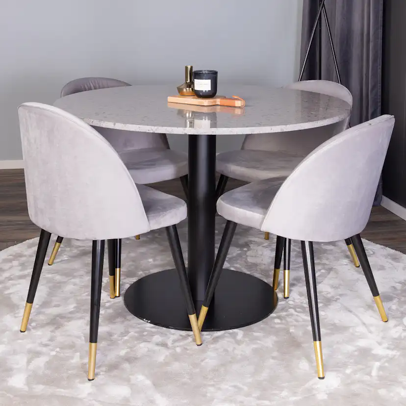 Matgrupp Venture Home Roxanna med 4 Vera Stolar