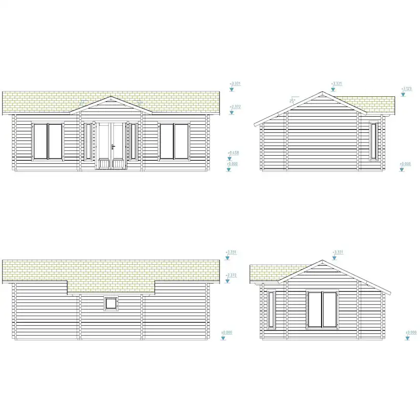 Stuga Palmako Anna 29,2 m2