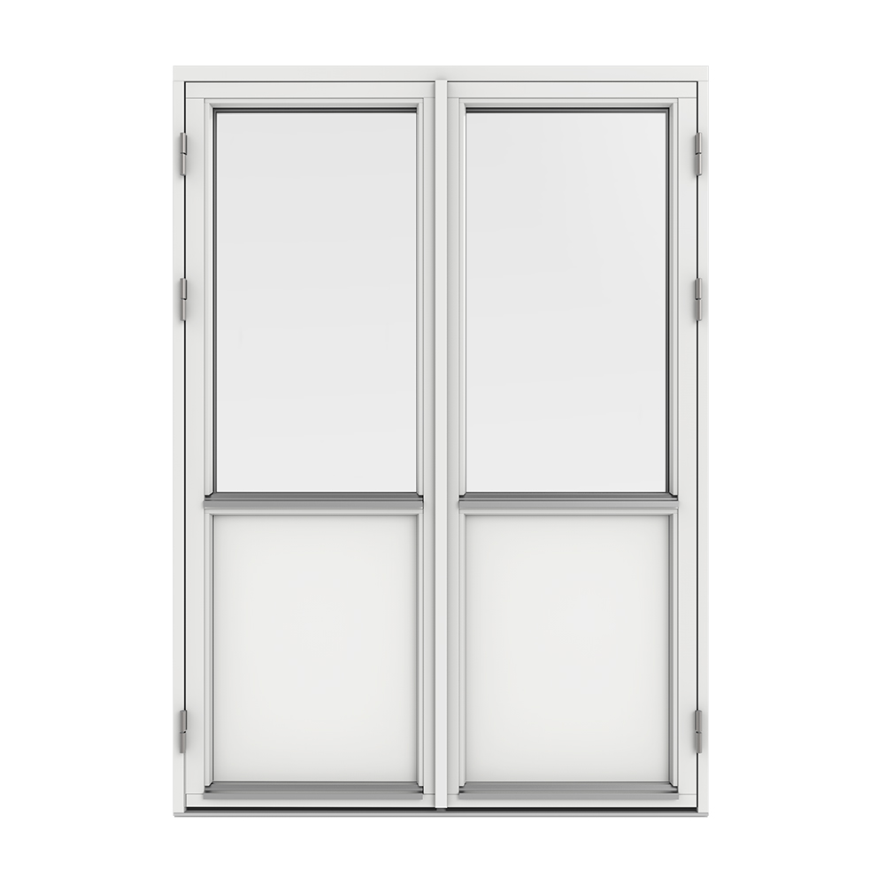 Parfönsterdörr Outline 3-Glas Trä