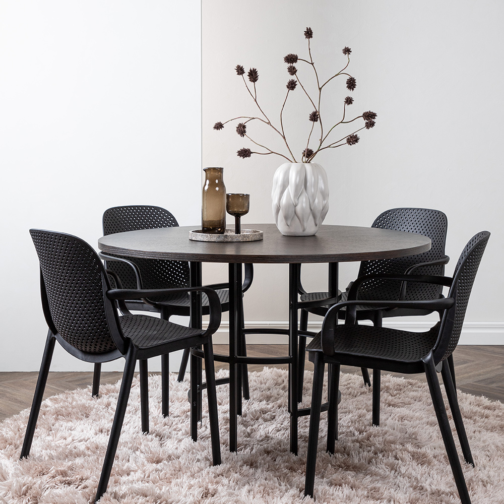 Matgrupp Venture Home Copenhagen med 4 Baltimore Stolar