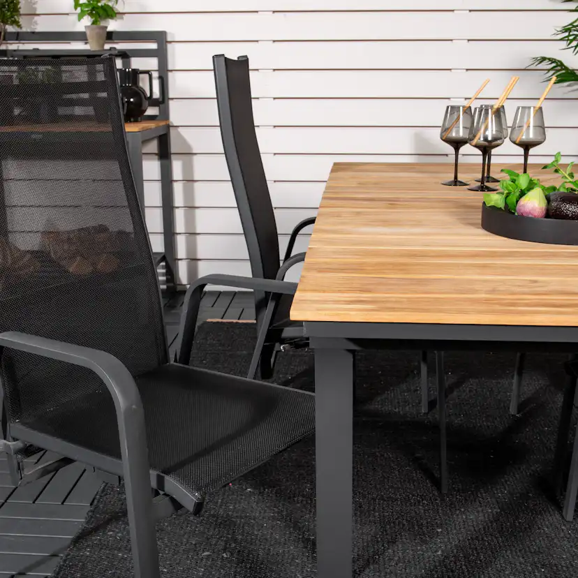Matgrupp Venture Home Meya 160/240 med 4 Copacabana Stolar