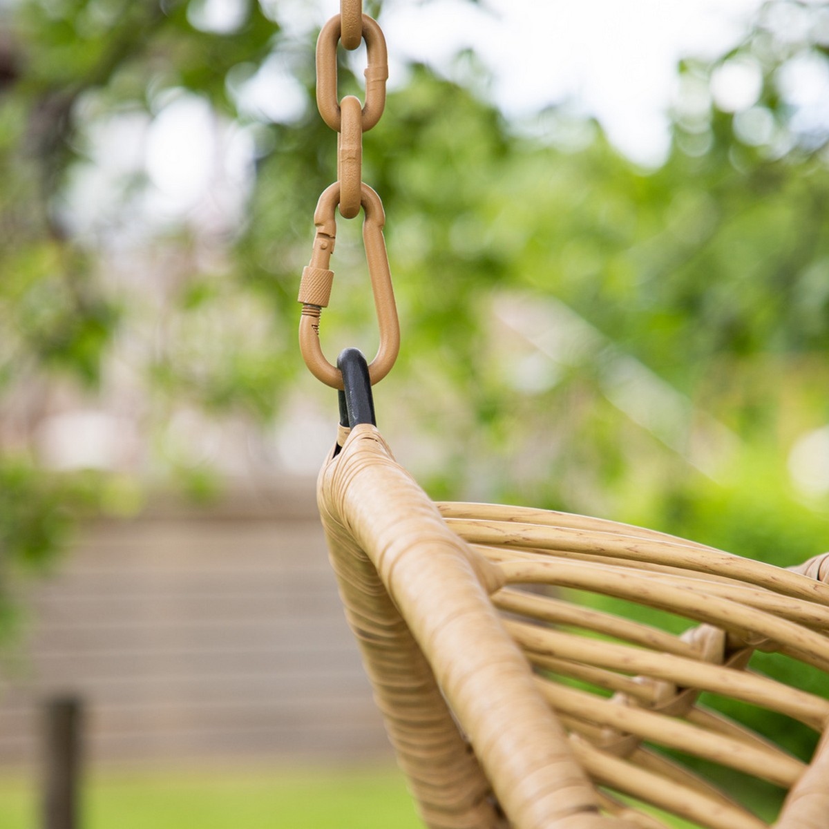 Pulau Hangingchair Rattan Nature / Creme Natur