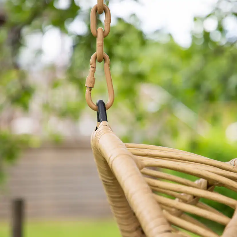 Pulau Hangingchair Rattan Nature / Creme Natur