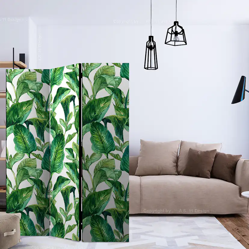 Rumsavdelare Skärmvägg Arkiio Tropical Paradise 135x172 cm