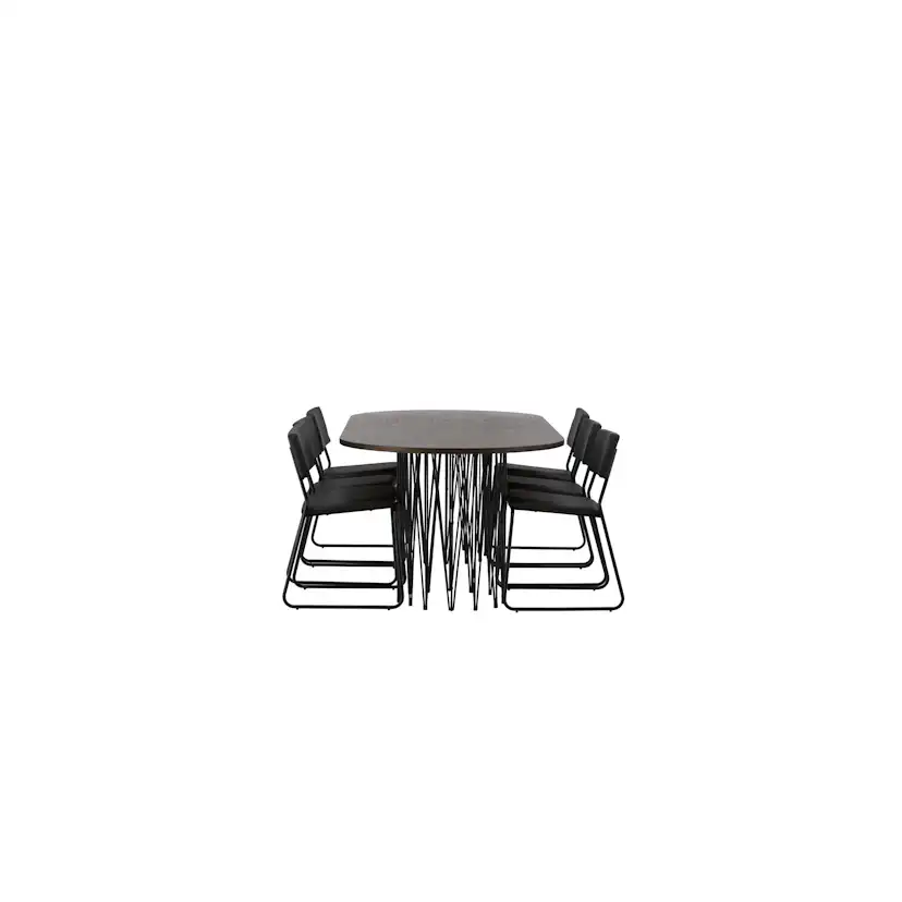 Matgrupp furniture/fashion Stone med 6 Kenth Stolar
