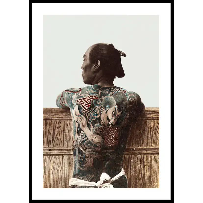 Poster Gallerix Tattoo In Color By Kusakabe Kimbei