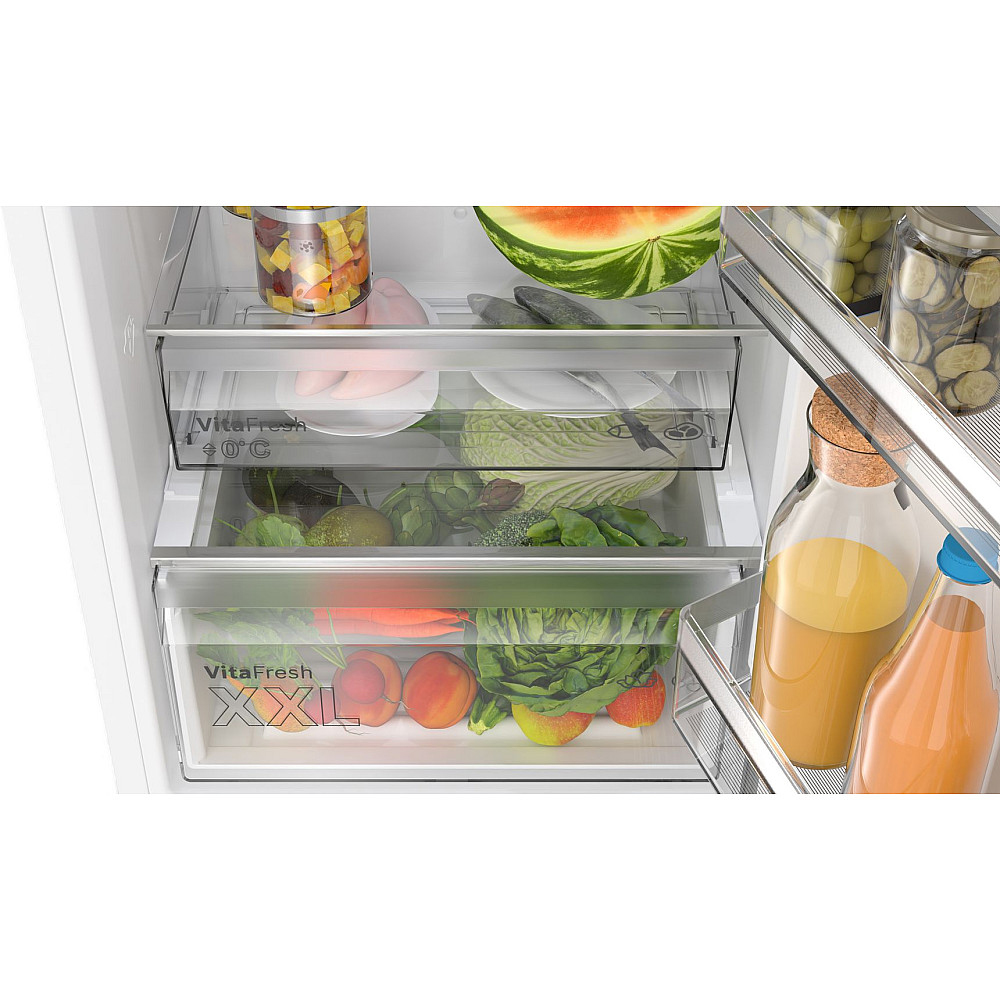 Kombiskåp Kyl/Frys Bosch 2 st KGN397WCT Serie 4 Vit NoFrost och VitaFresh