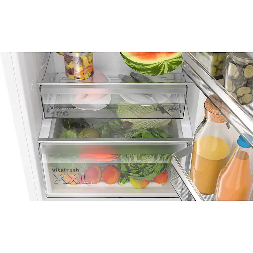 Kombiskåp Kyl/Frys Bosch 2 st KGN397WCT Serie 4 Vit NoFrost och VitaFresh