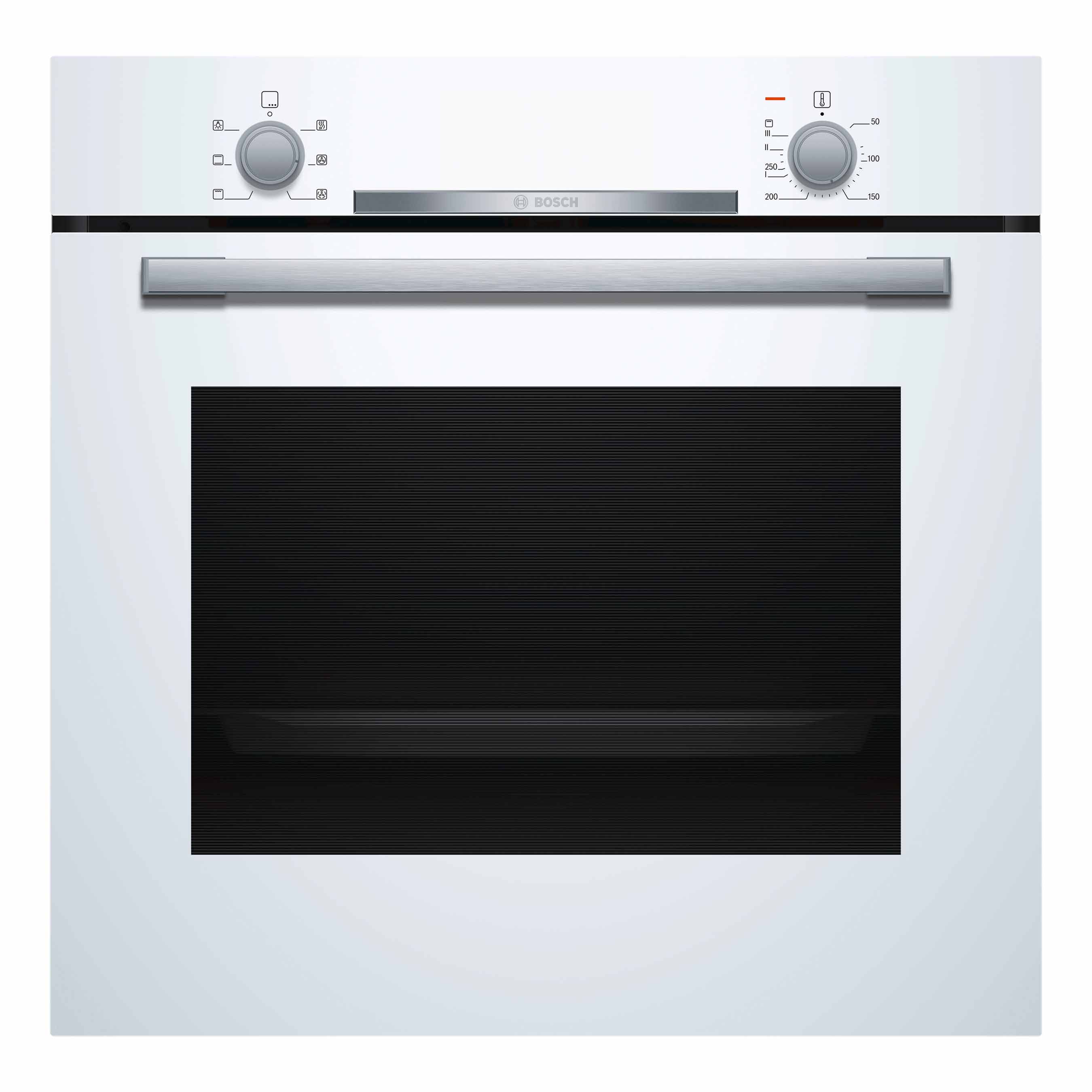 Inbyggnadsugn Bosch Serie 2 HBA530BW0S Vit med Varmluft