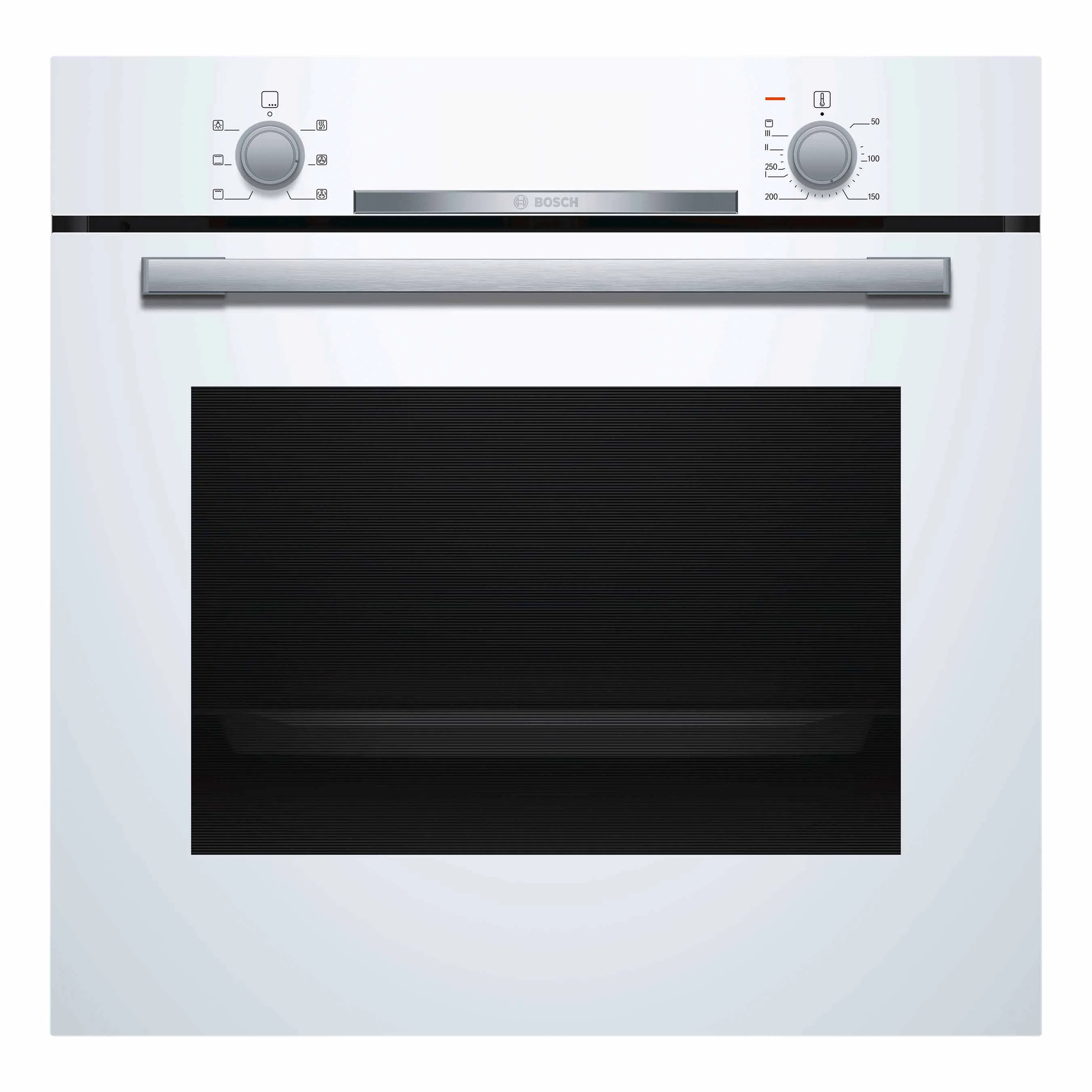 Inbyggnadsugn Bosch Serie 2 HBA530BW0S Vit med Varmluft