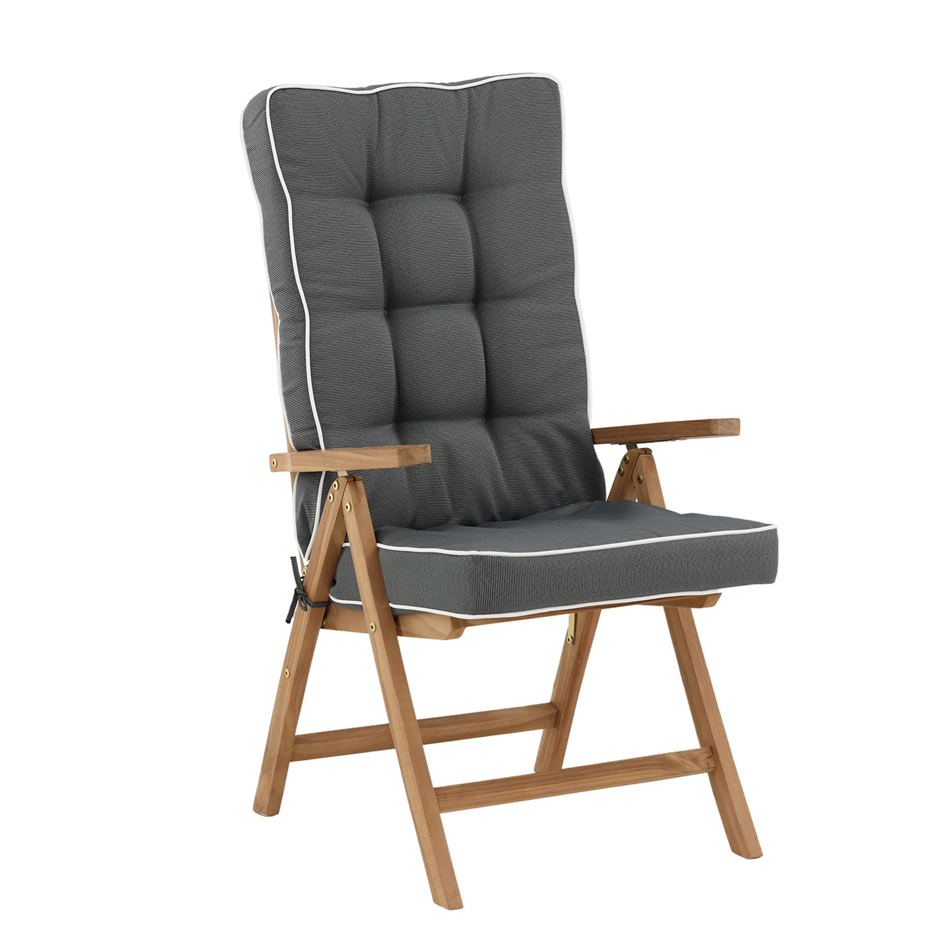 Dyna Venture Home Fura Grå till Positionsstol Utomhus, 3-pack
